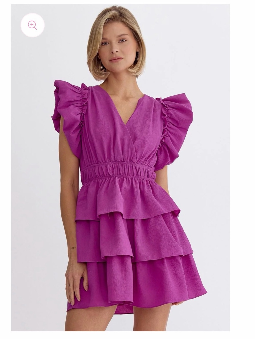 Entro Violet Mini Dress